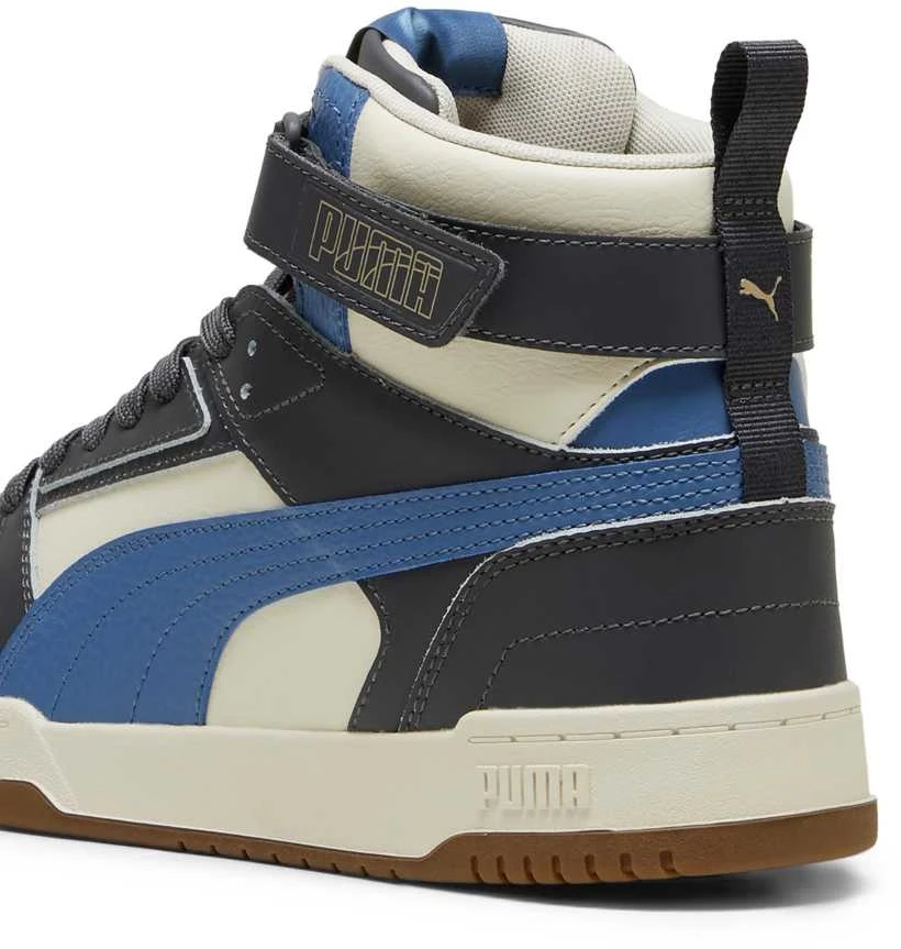Puma Avalynė Paaugliams Rebound V6 Mid Wtr Juodas Baltas 394685 01
