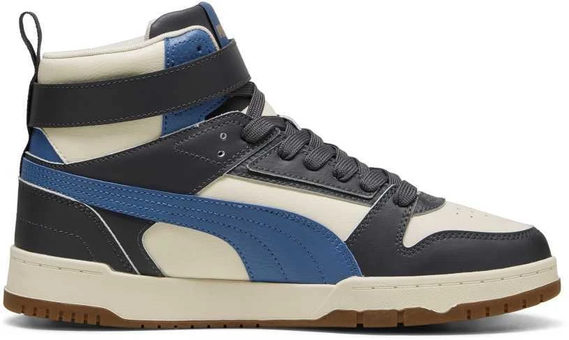Puma Avalynė Paaugliams Rebound V6 Mid Wtr Juodas Baltas 394685 01