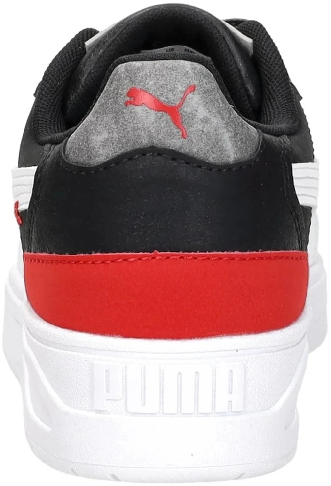 Puma Avalynė Paaugliams Shuffle Downtown Lo Mid Juodas Baltas Raudona 405034 01