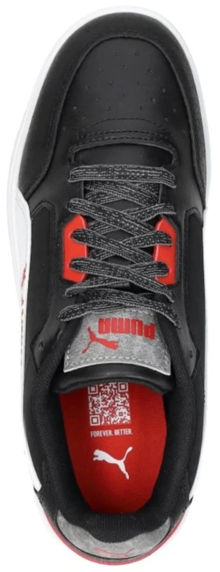 Puma Avalynė Paaugliams Shuffle Downtown Lo Mid Juodas Baltas Raudona 405034 01