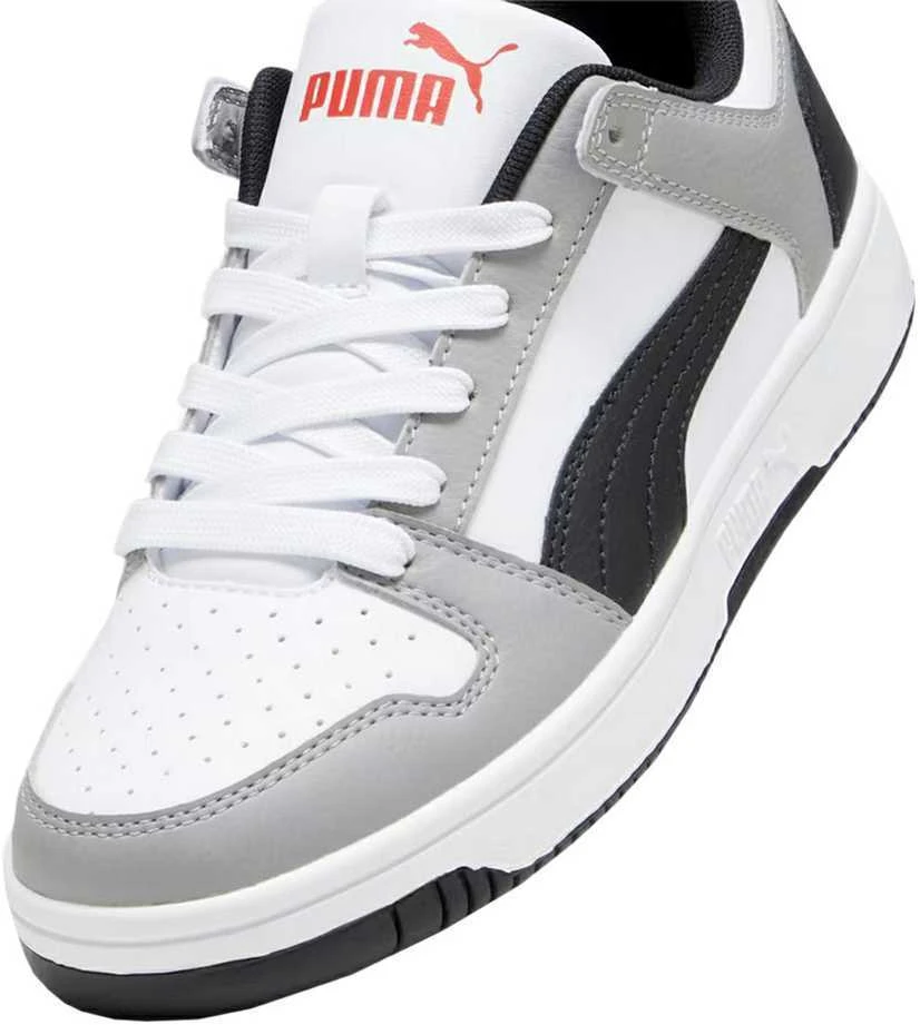 Puma Avalynė Rebound Layup Lo SL Jr Baltas Juodas Pilkas 370490 20