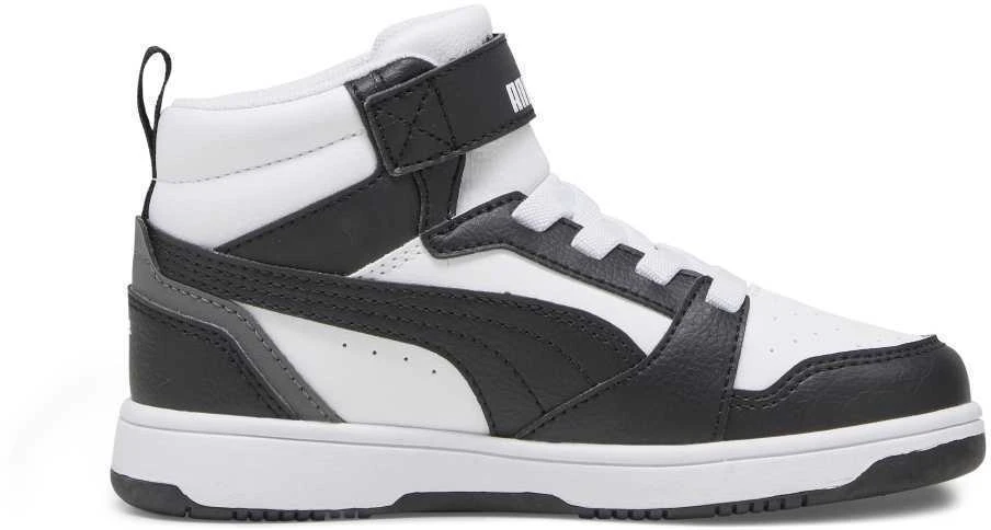Puma Avalynė Vaikams Rebound V6 Mid Jr Baltas Juodas 393832 01