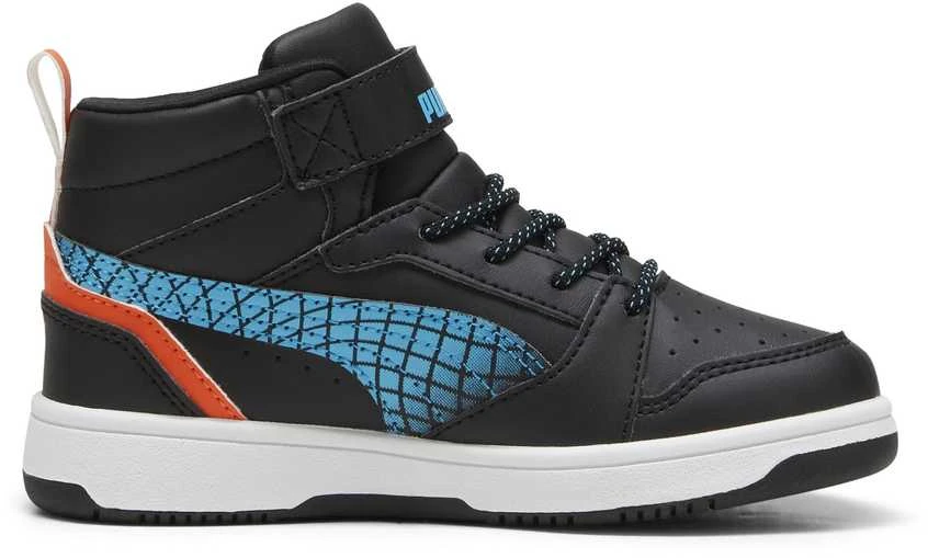 Puma Avalynė Vaikams Rebound V6 Mid Jr Juodas Mėlyna Baltas 397946 02