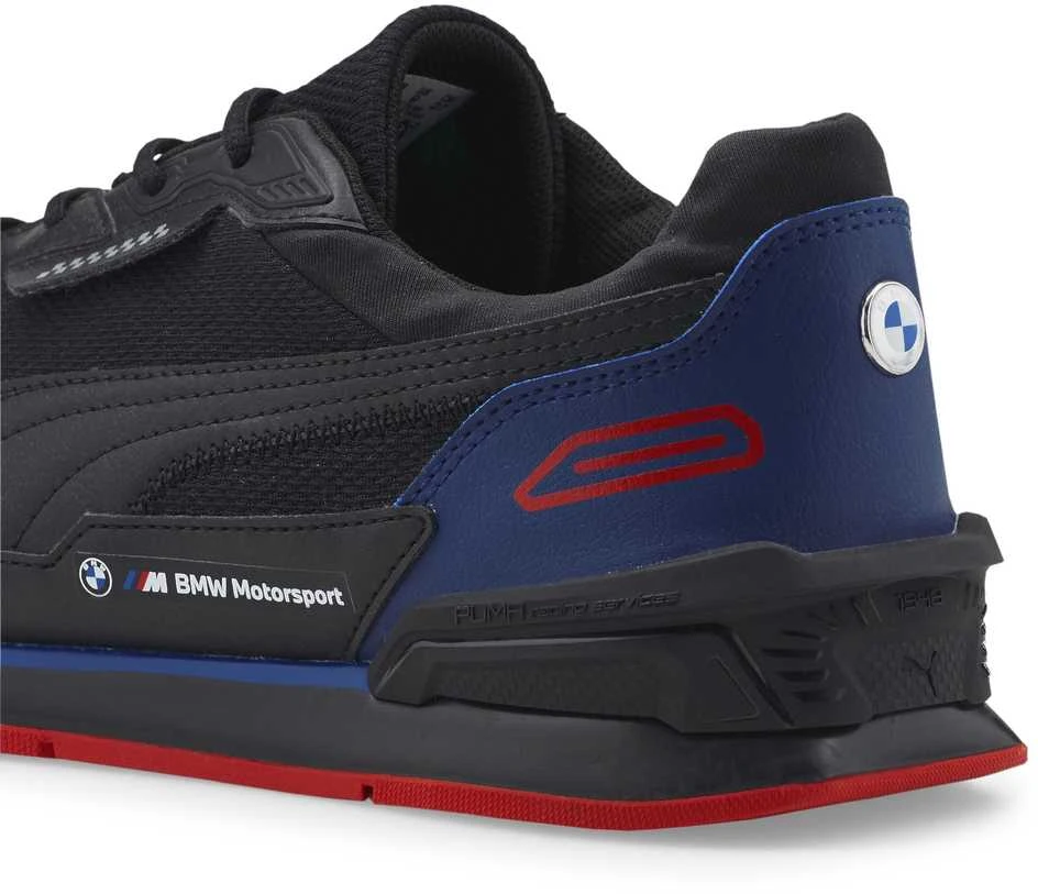 Puma Avalynė Vyrams Bmw Mms Low Racer Juodas Mėlyna 307106 01
