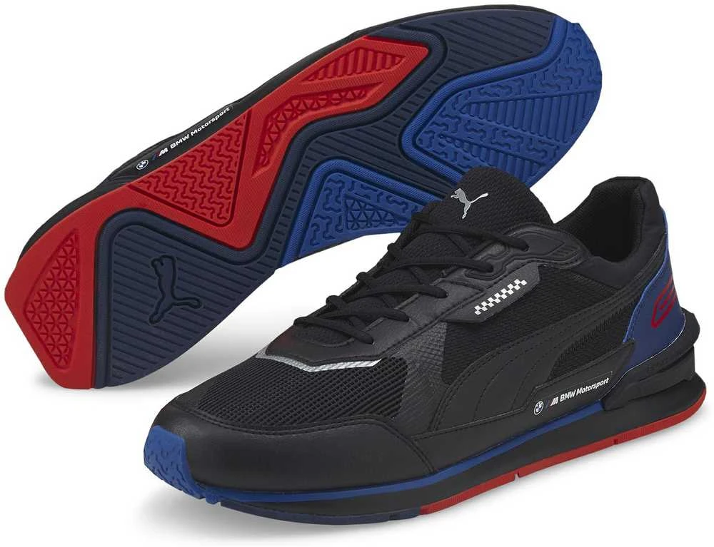 Puma Avalynė Vyrams Bmw Mms Low Racer Juodas Mėlyna 307106 01