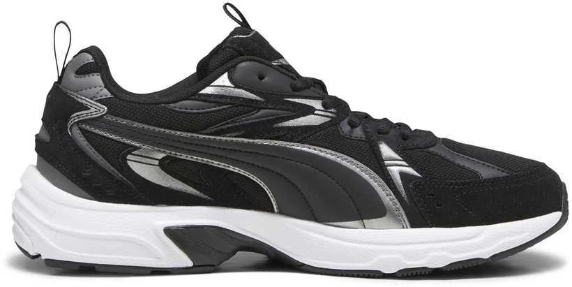 Puma Avalynė Vyrams Milenio Tech Suede Juodas Baltas Sidabrinis 393489 01