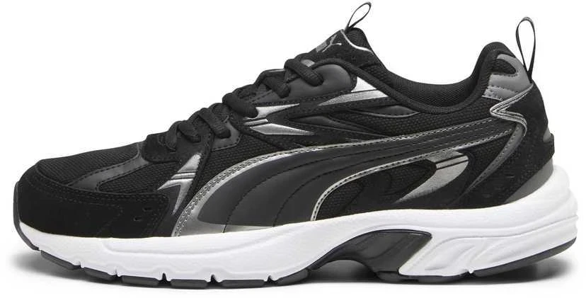 Puma Avalynė Vyrams Milenio Tech Suede Juodas Baltas Sidabrinis 393489 01