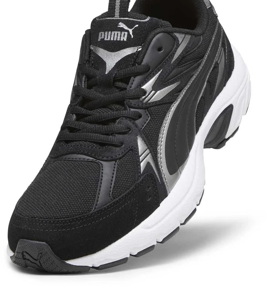 Puma Avalynė Vyrams Milenio Tech Suede Juodas Baltas Sidabrinis 393489 01