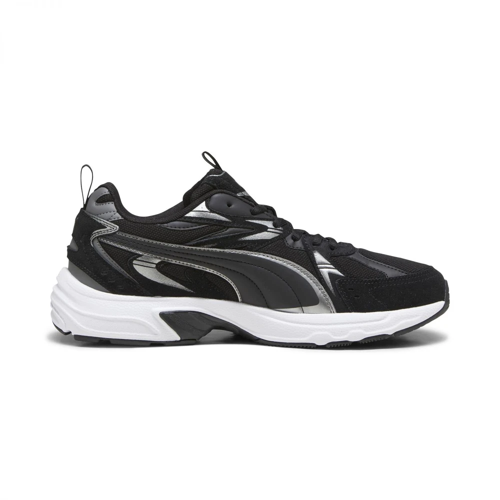 Puma Avalynė Vyrams Milenio Tech Suede Juodas Baltas Sidabrinis 393489 01