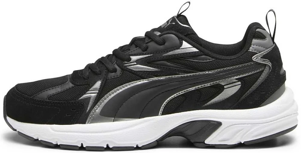 Puma Avalynė Vyrams Milenio Tech Suede Juodas Baltas Sidabrinis 393489 01