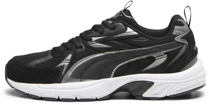 Puma Avalynė Vyrams Milenio Tech Suede Juodas Baltas Sidabrinis 393489 01