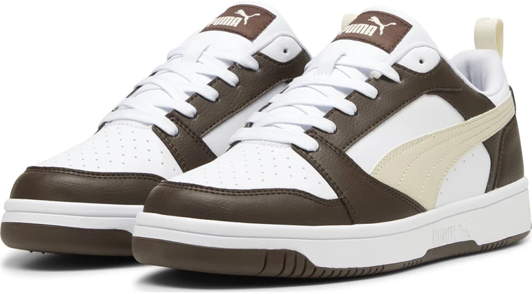 Puma Avalynė Vyrams Rebound V6 Low Baltas Brown rusvai gelsvas 392328 31