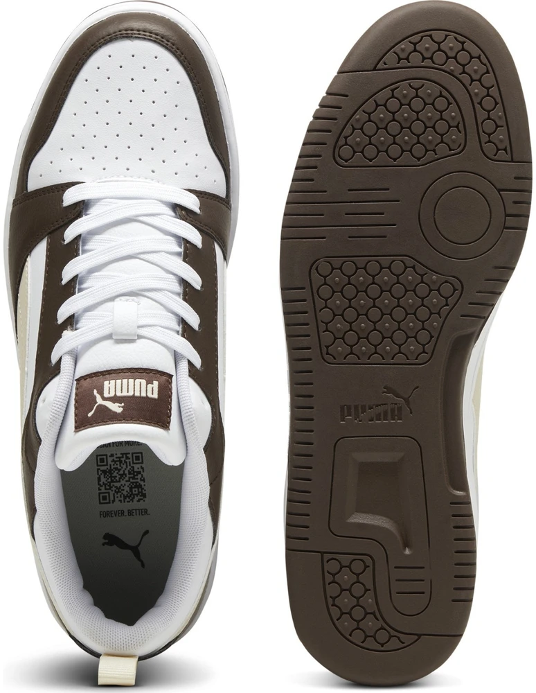 Puma Avalynė Vyrams Rebound V6 Low Baltas Brown rusvai gelsvas 392328 31
