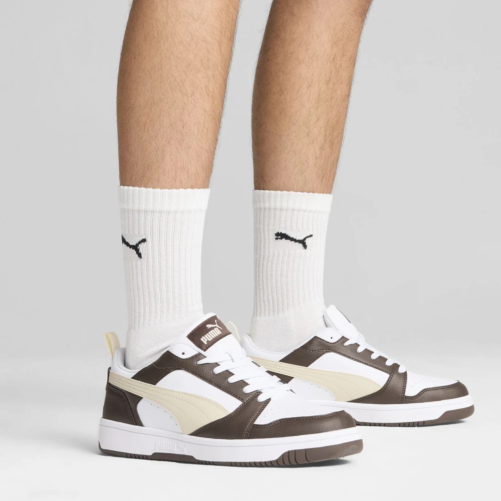 Puma Avalynė Vyrams Rebound V6 Low Baltas Brown rusvai gelsvas 392328 31