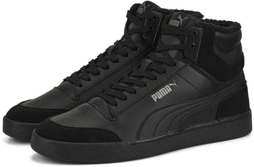 Puma Avalynė Vyrams Shuffle Mid Fur Flat Juodas 387609 01