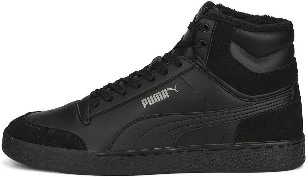Puma Avalynė Vyrams Shuffle Mid Fur Flat Juodas 387609 01