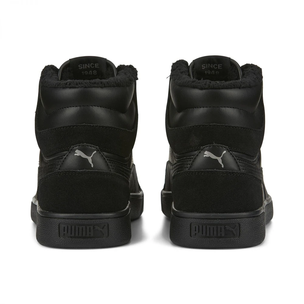 Puma Avalynė Vyrams Shuffle Mid Fur Flat Juodas 387609 01
