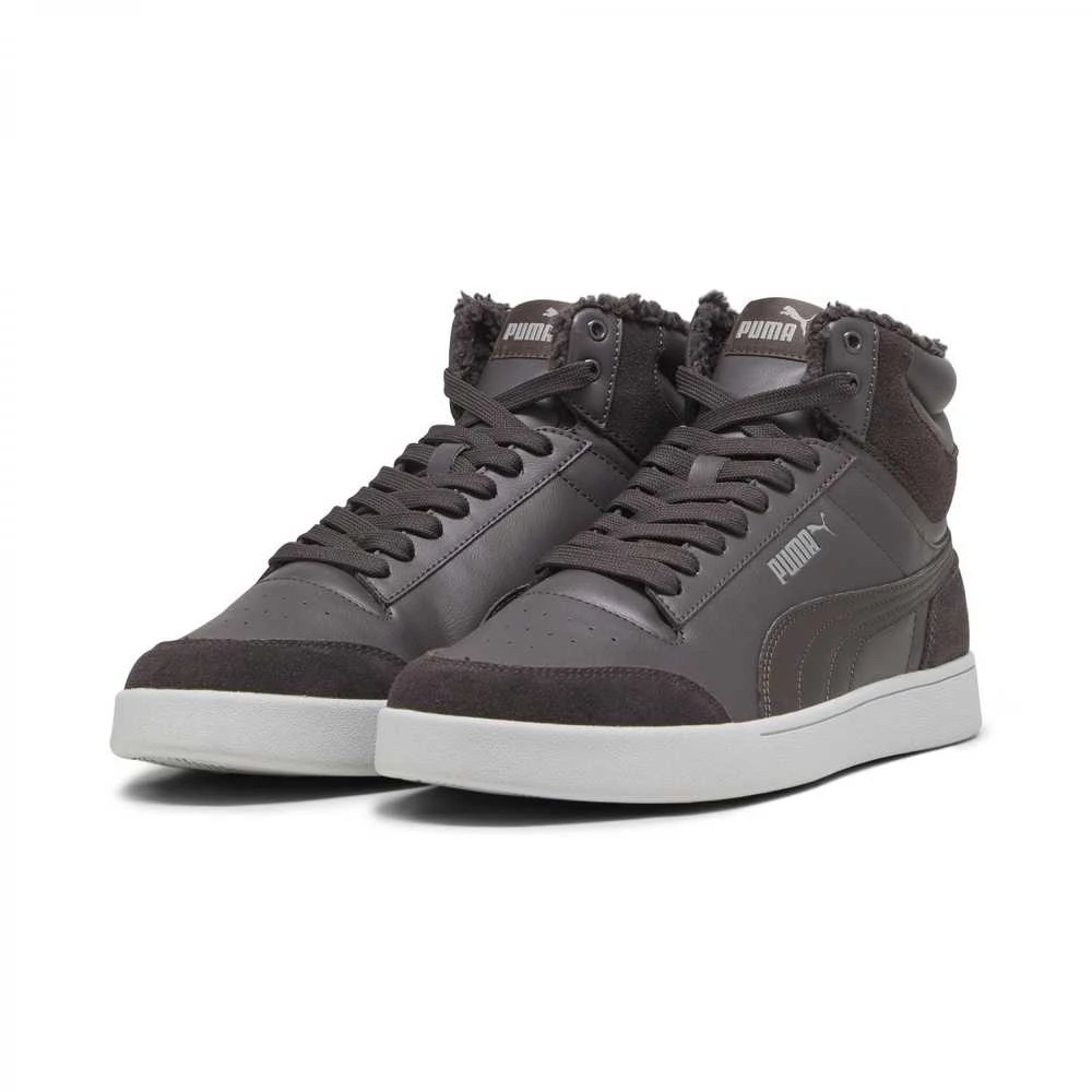 Puma Avalynė Vyrams Shuffle Mid Fur Flat Pilkas 387609 03