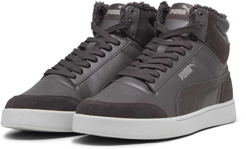 Puma Avalynė Vyrams Shuffle Mid Fur Flat Pilkas 387609 03