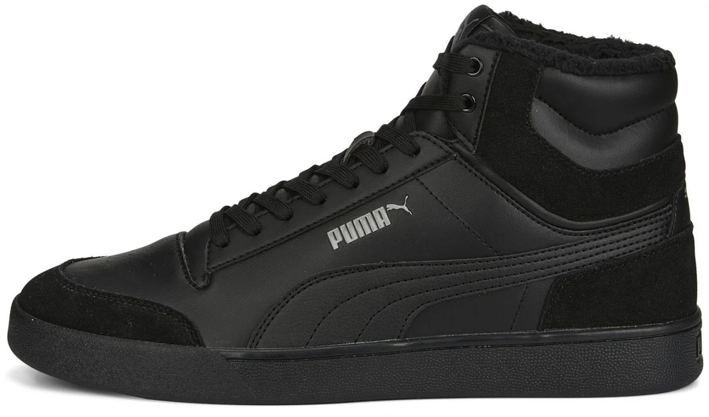 Puma Avalynė Vyrams Shuffle Mid Fur Flat Juodas 387609 01