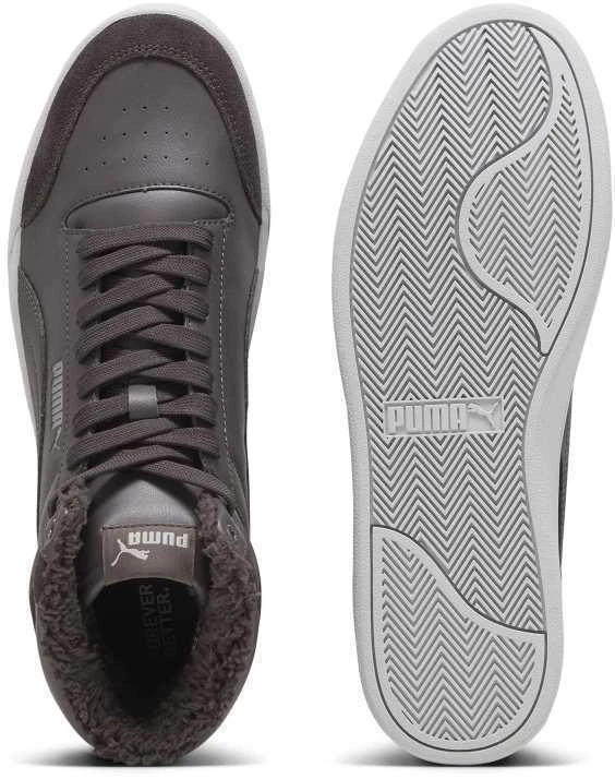 Puma Avalynė Vyrams Shuffle Mid Fur Flat Pilkas 387609 03