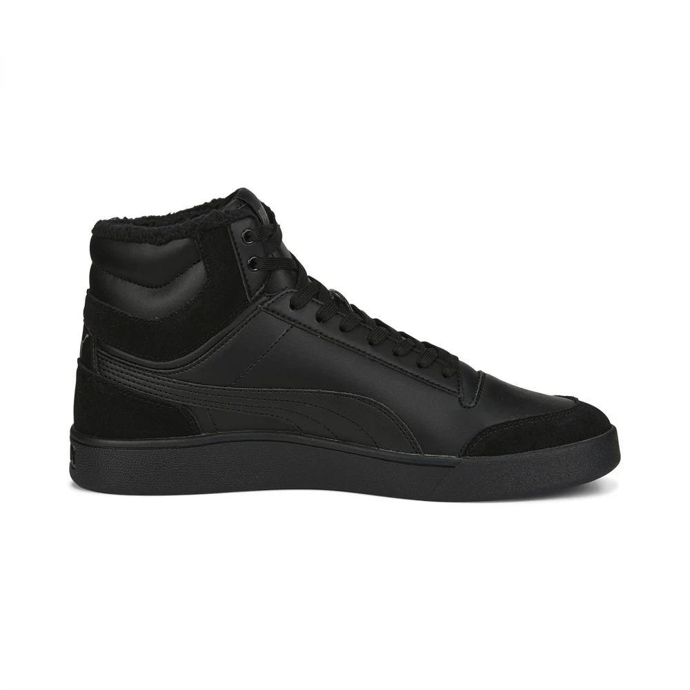 Puma Avalynė Vyrams Shuffle Mid Fur Flat Juodas 387609 01