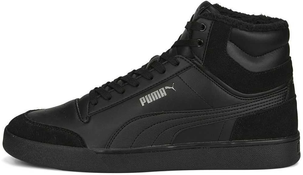Puma Avalynė Vyrams Shuffle Mid Fur Flat Juodas 387609 01