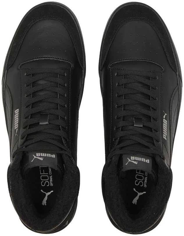 Puma Avalynė Vyrams Shuffle Mid Fur Flat Juodas 387609 01