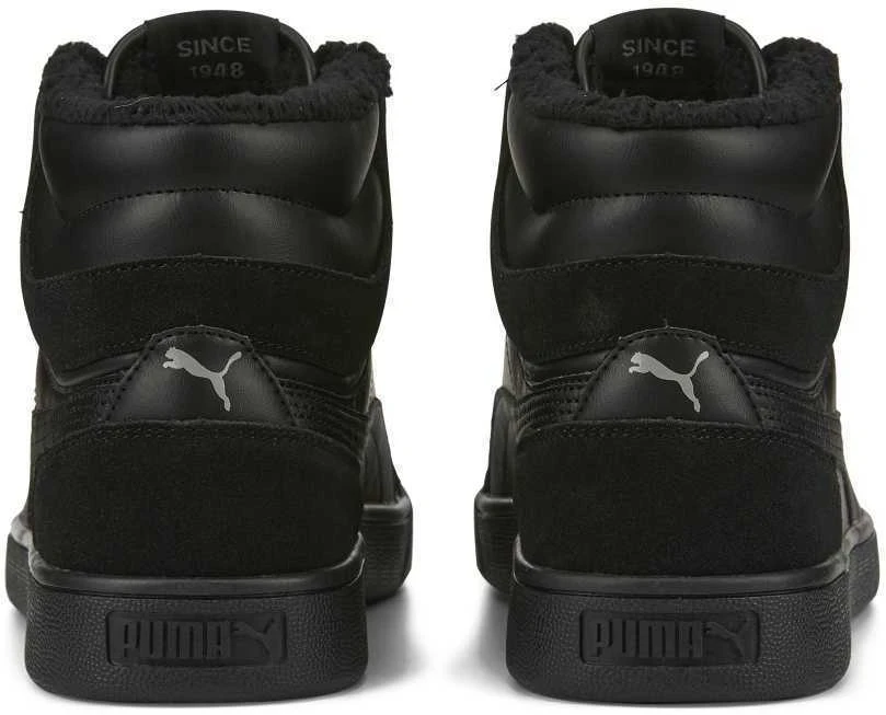 Puma Avalynė Vyrams Shuffle Mid Fur Flat Juodas 387609 01