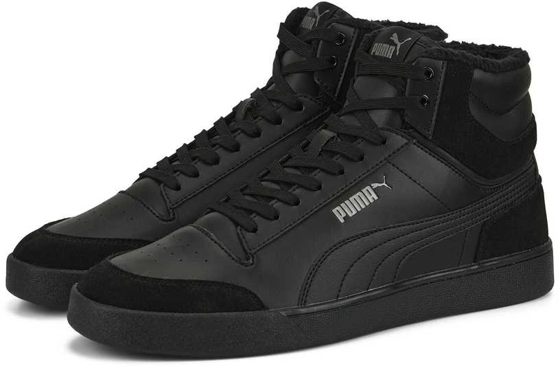 Puma Avalynė Vyrams Shuffle Mid Fur Flat Juodas 387609 01