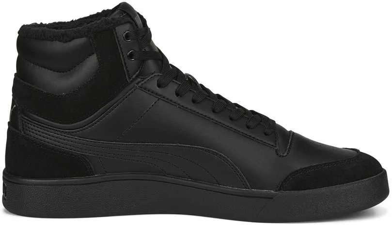 Puma Avalynė Vyrams Shuffle Mid Fur Flat Juodas 387609 01