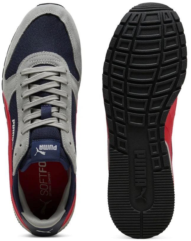 Puma Avalynė Vyrams St Miler Dark Mėlyna Pilkas Raudona 401622 03