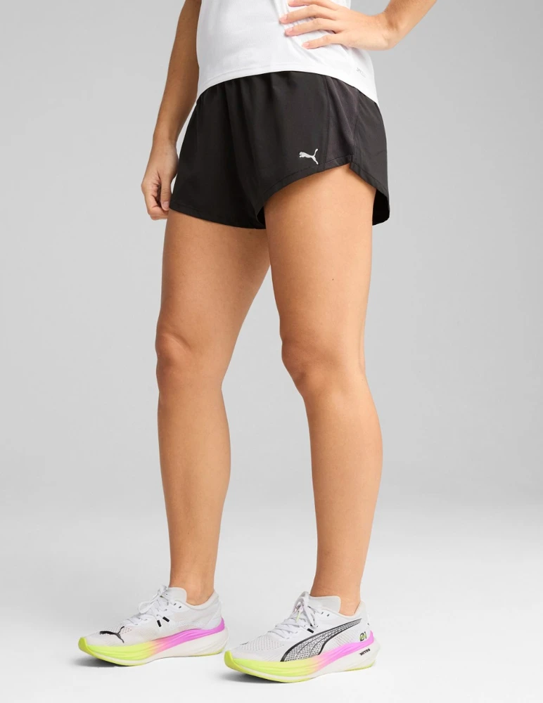 Puma Bėgimo Šortai Moterims W Run Velocity 3'' Short Juodas 526585 01