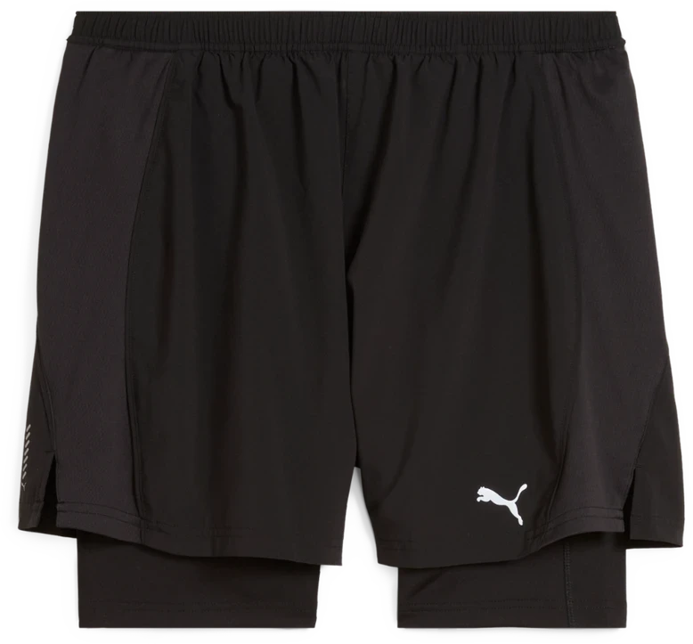 Puma Bėgimo Šortai Vyrams M Run Velocity 2in1 Juodas 526611 01