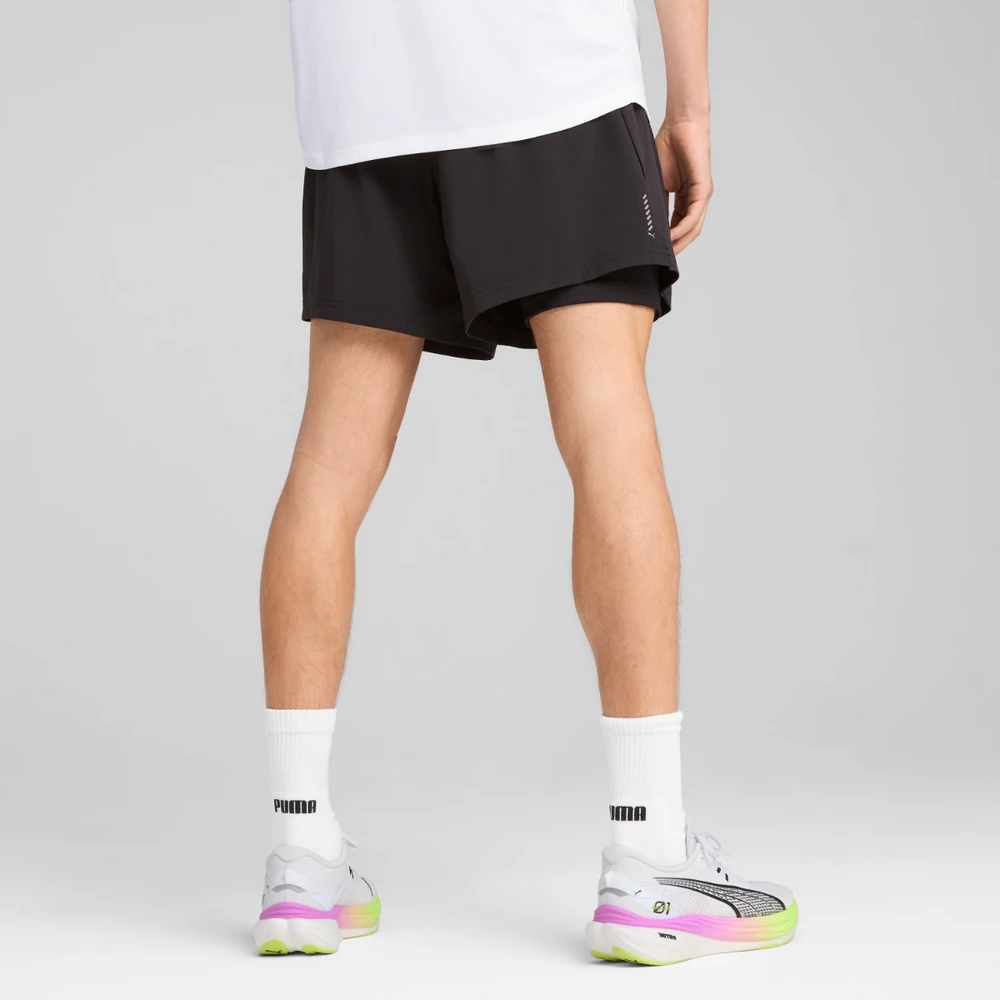 Puma Bėgimo Šortai Vyrams M Run Velocity 2in1 Juodas 526611 01