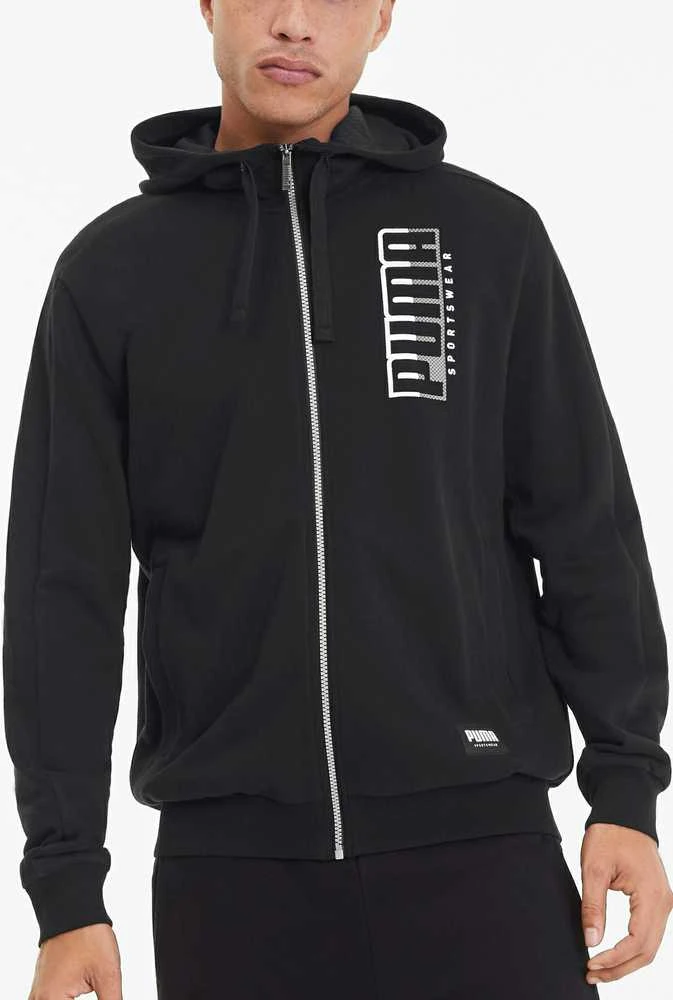 Puma Džemperis Athletics Hooded Juodas 581350 01