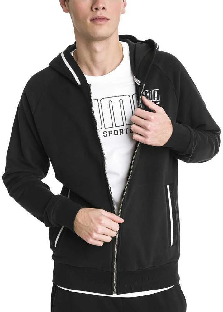 Puma Džemperis Athletics Hoodie Juodas 854140 01