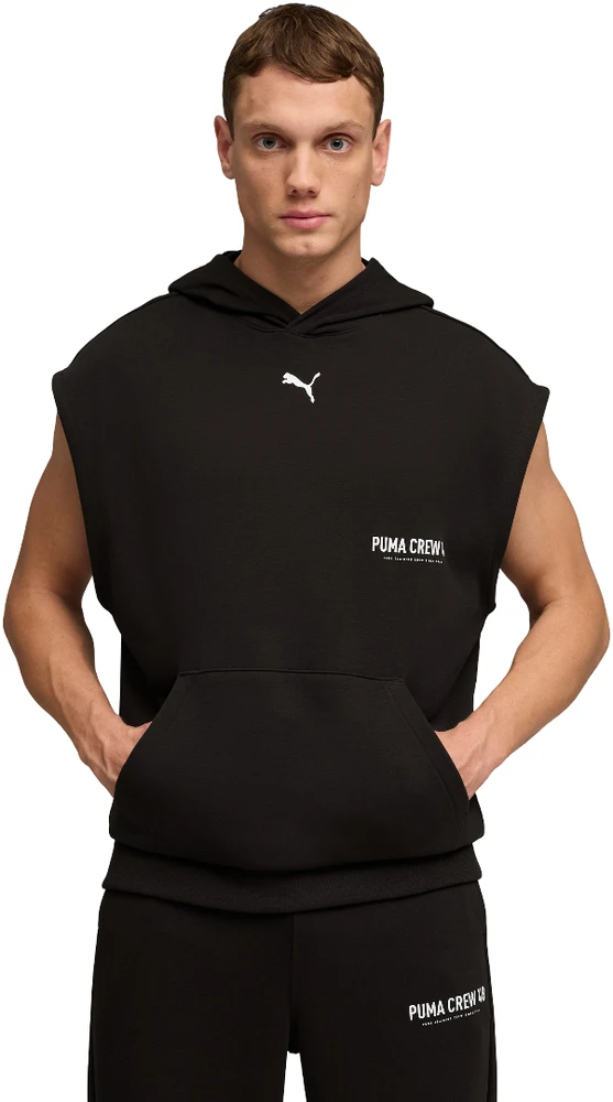 Puma Džemperis Be Rankovių Vyrams Graphics French Terry Juodas 528672 01
