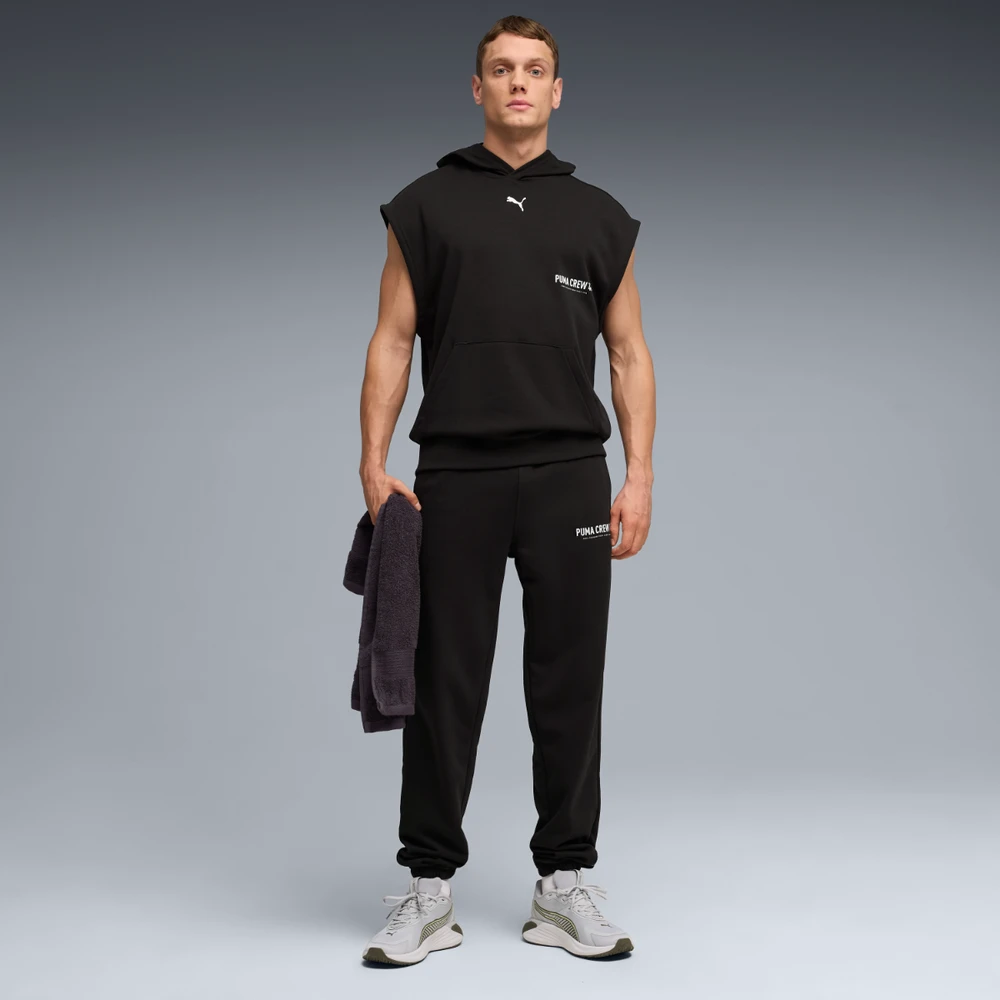 Puma Džemperis Be Rankovių Vyrams Graphics French Terry Juodas 528672 01