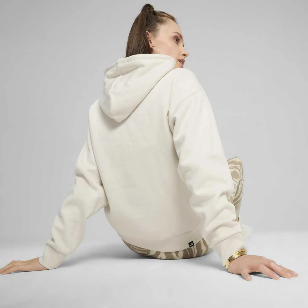 Puma Džemperis Moterims Ess+ Animal Hoodie Fl Baltas 681492 87