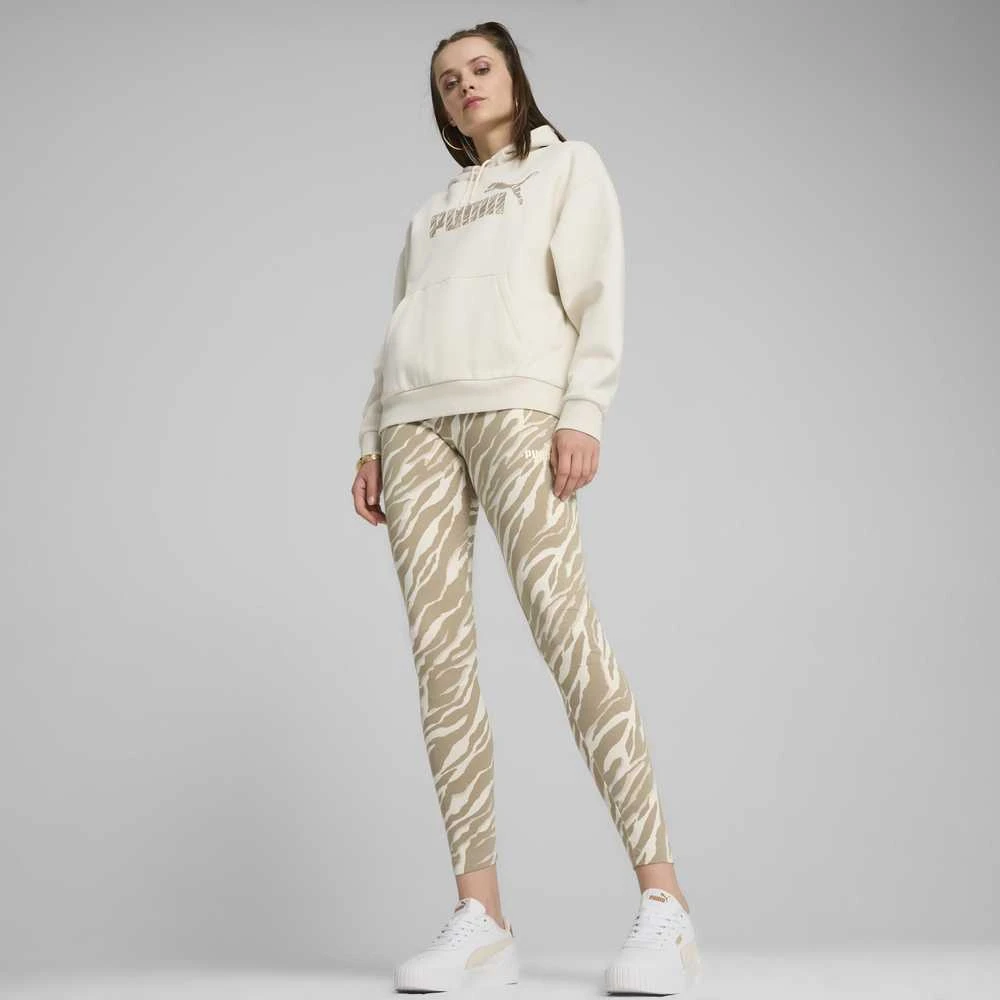 Puma Džemperis Moterims Ess+ Animal Hoodie Fl Baltas 681492 87