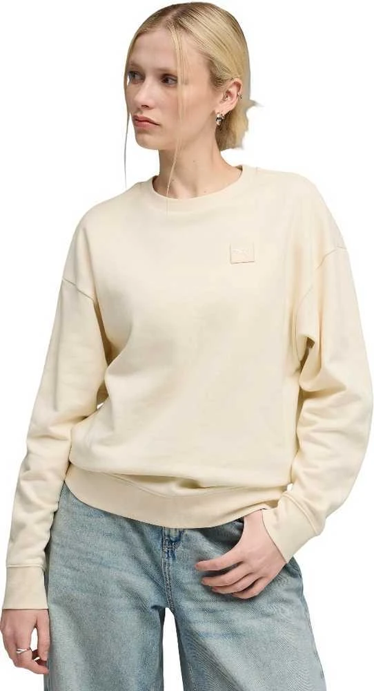 Puma Džemperis Moterims Ess Elevated Hoodie Fl rusvai gelsvas 688099 99