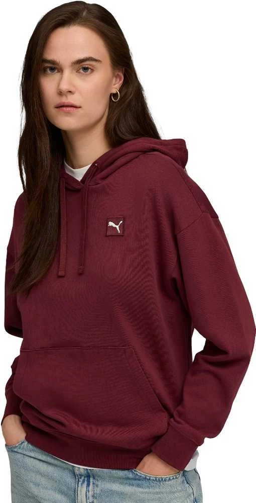 Puma Džemperis Moterims Ess Elevated Hoodie Fl Bordo 688100 96