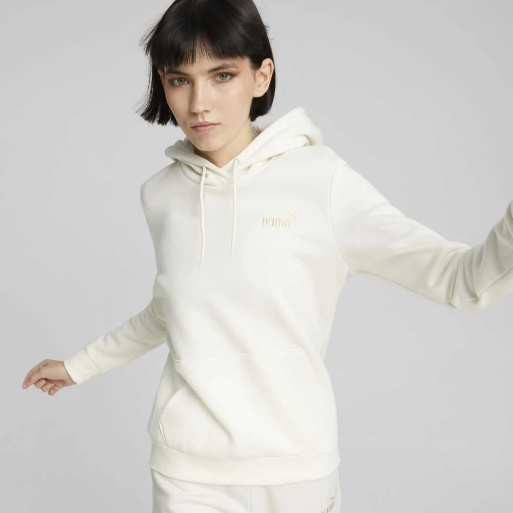 Puma Džemperis Moterims Ess+ Embroidery Hoodie Baltas 670004 99