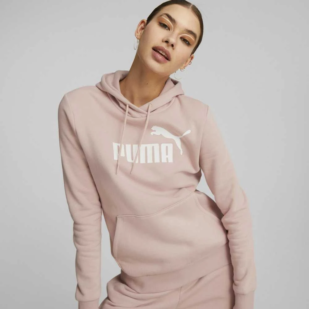 Puma Džemperis Moterims Ess Logo Hoodie Rožinė 586789 47