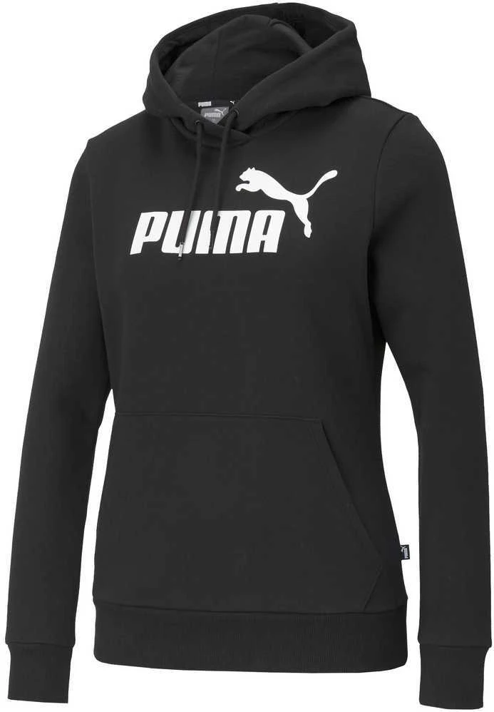 Puma Džemperis Moterims Ess Logo Hoodie Juodas 586788 01