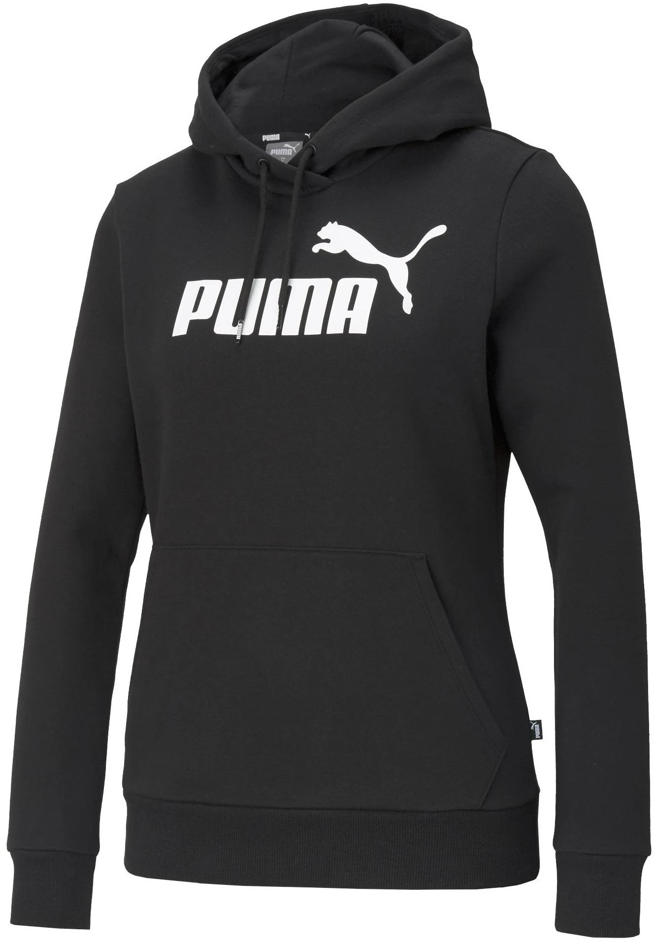 Puma Džemperis Moterims Ess Logo Hoodie Juodas 586788 01