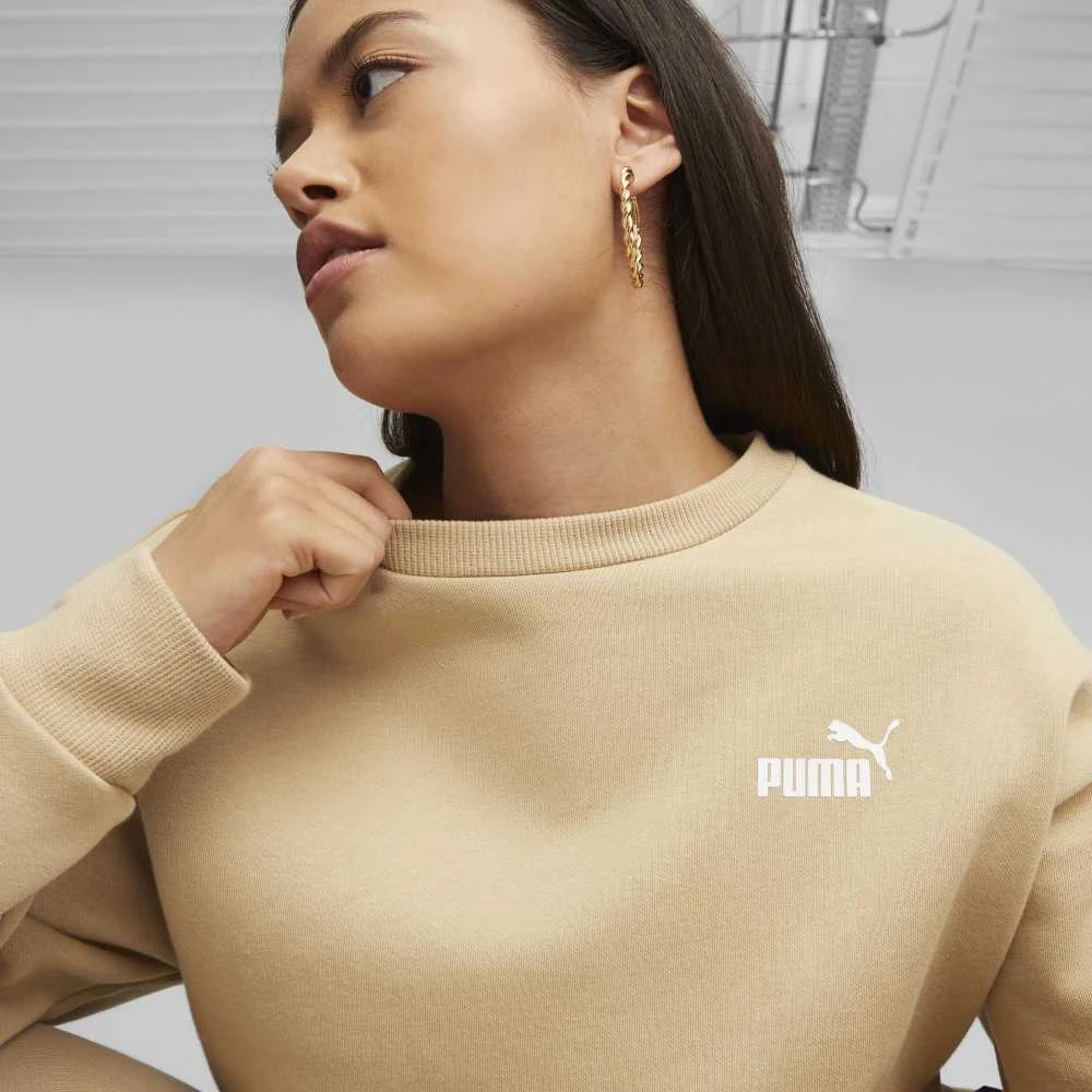Puma Džemperis Moterims Ess+ Relaxed Crew Fl Kreminis 676801 84
