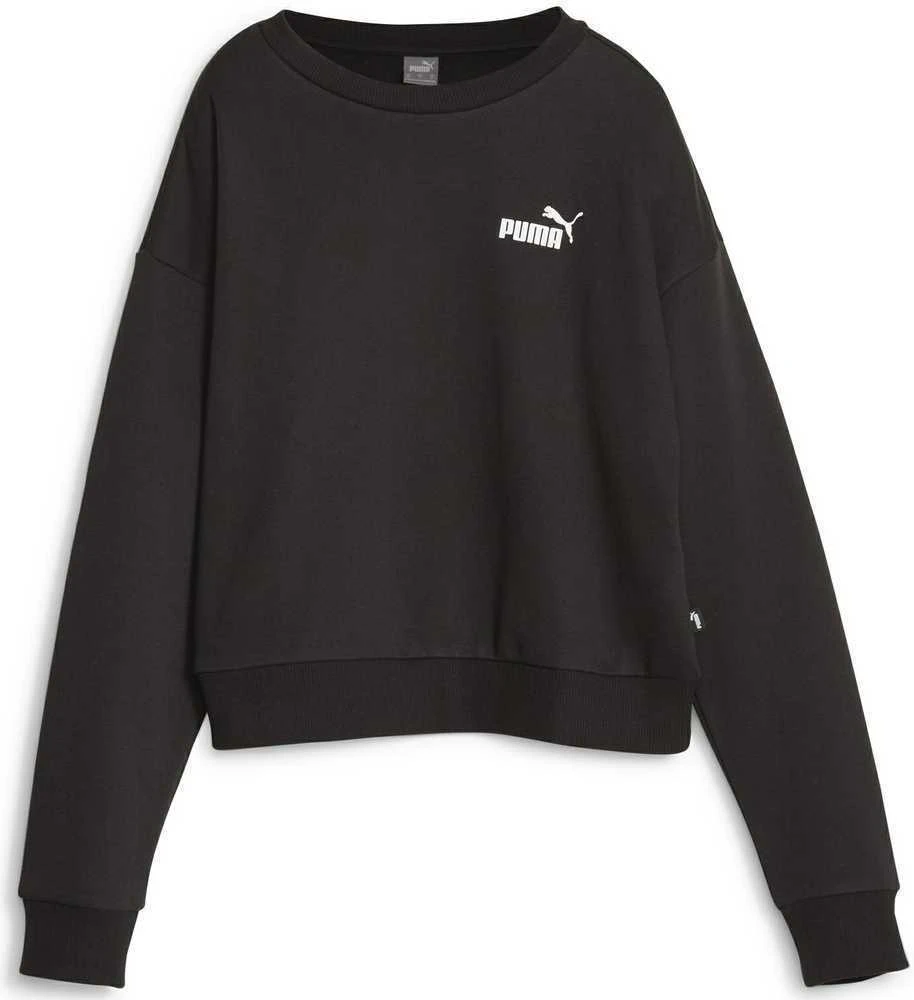 Puma Džemperis Moterims Ess+ Relaxed Crew Fl Juodas 676801 01