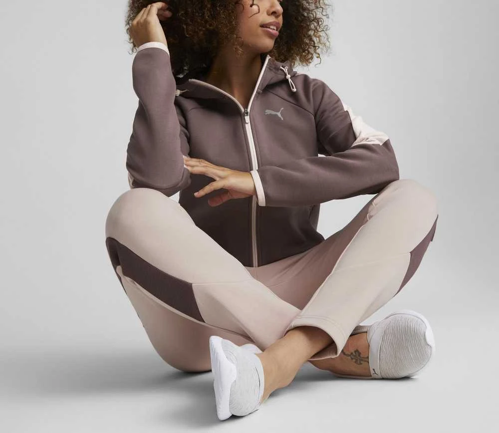 Puma Džemperis Moterims Evostripe Full Zip Violetinė 849809 75